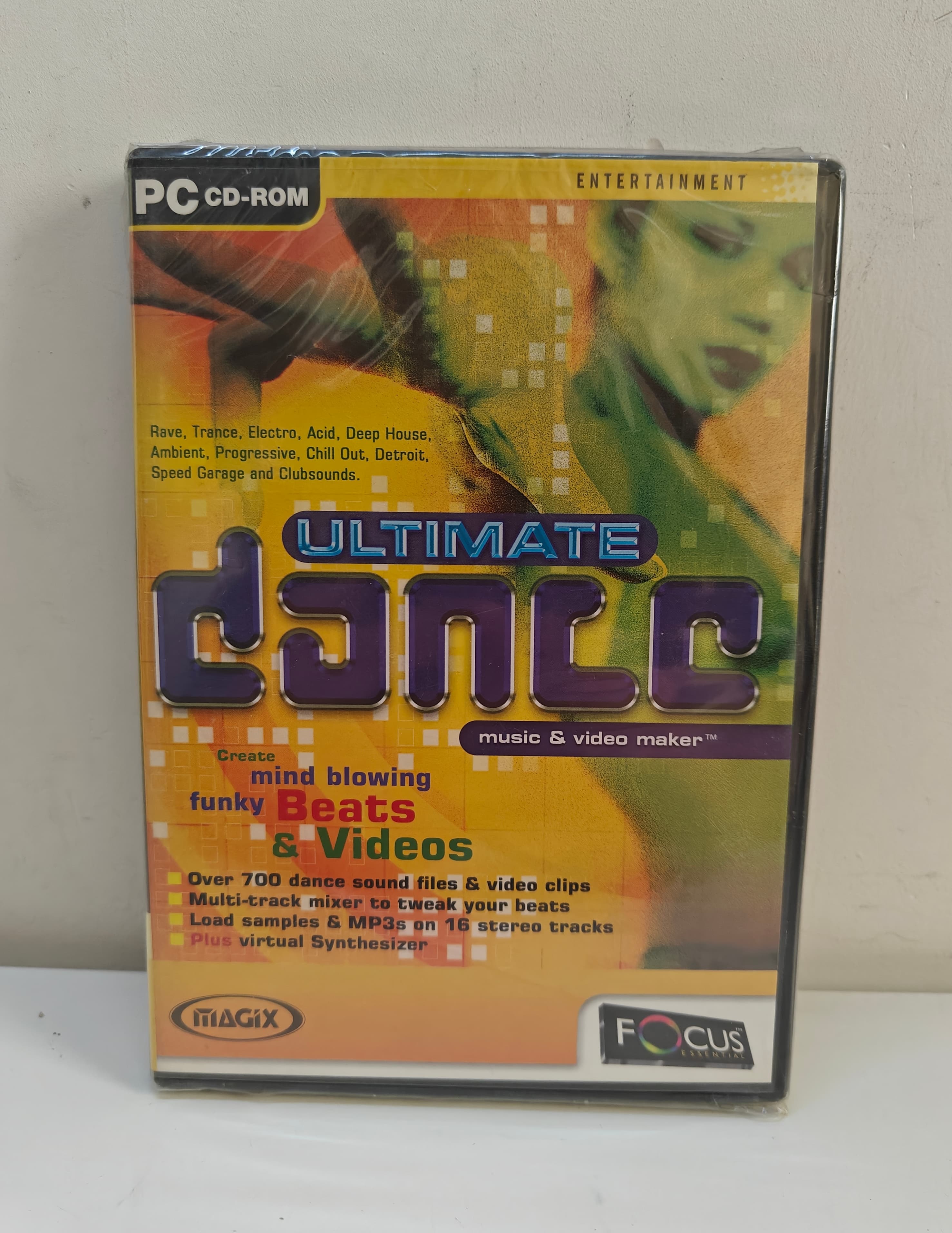 Magix Ultimate Dance Music & Video Maker PC CD-ROM NEW SEALED Vintage 2001 Retro