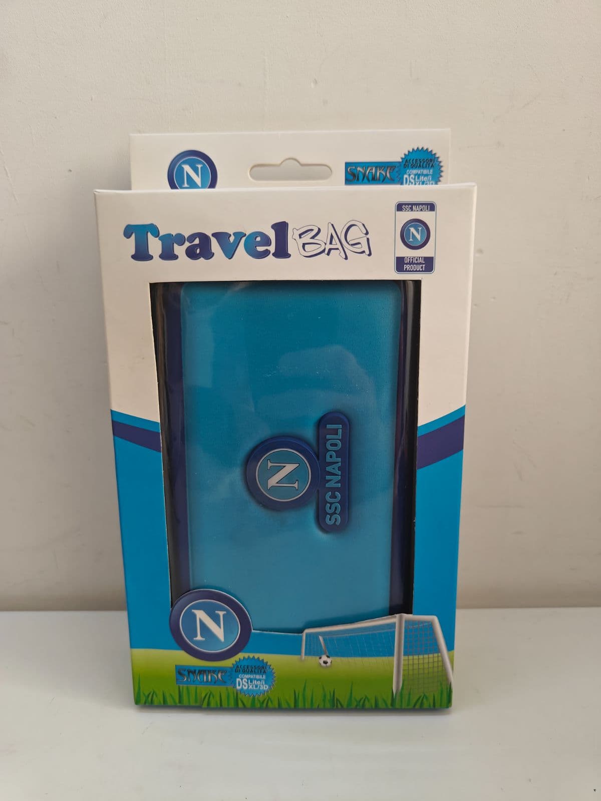 Snakebyte SSC Napoli Nintendo DS Lite DSi XL 3DS Hard Travel Bag Case Pouch NEW