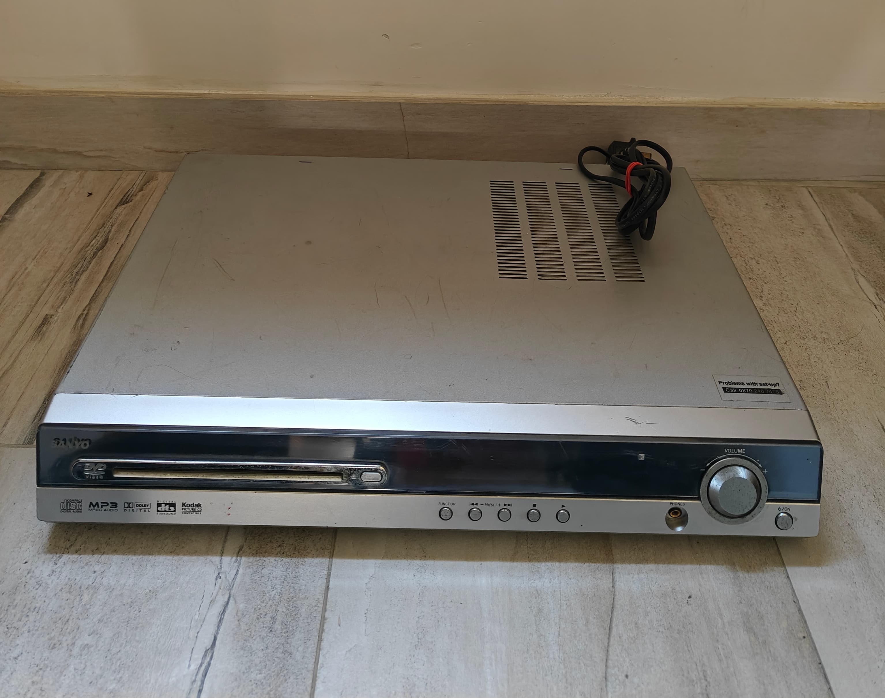 Sanyo DVD Receiver Model No. JCX-TS780 / Working / No Remote