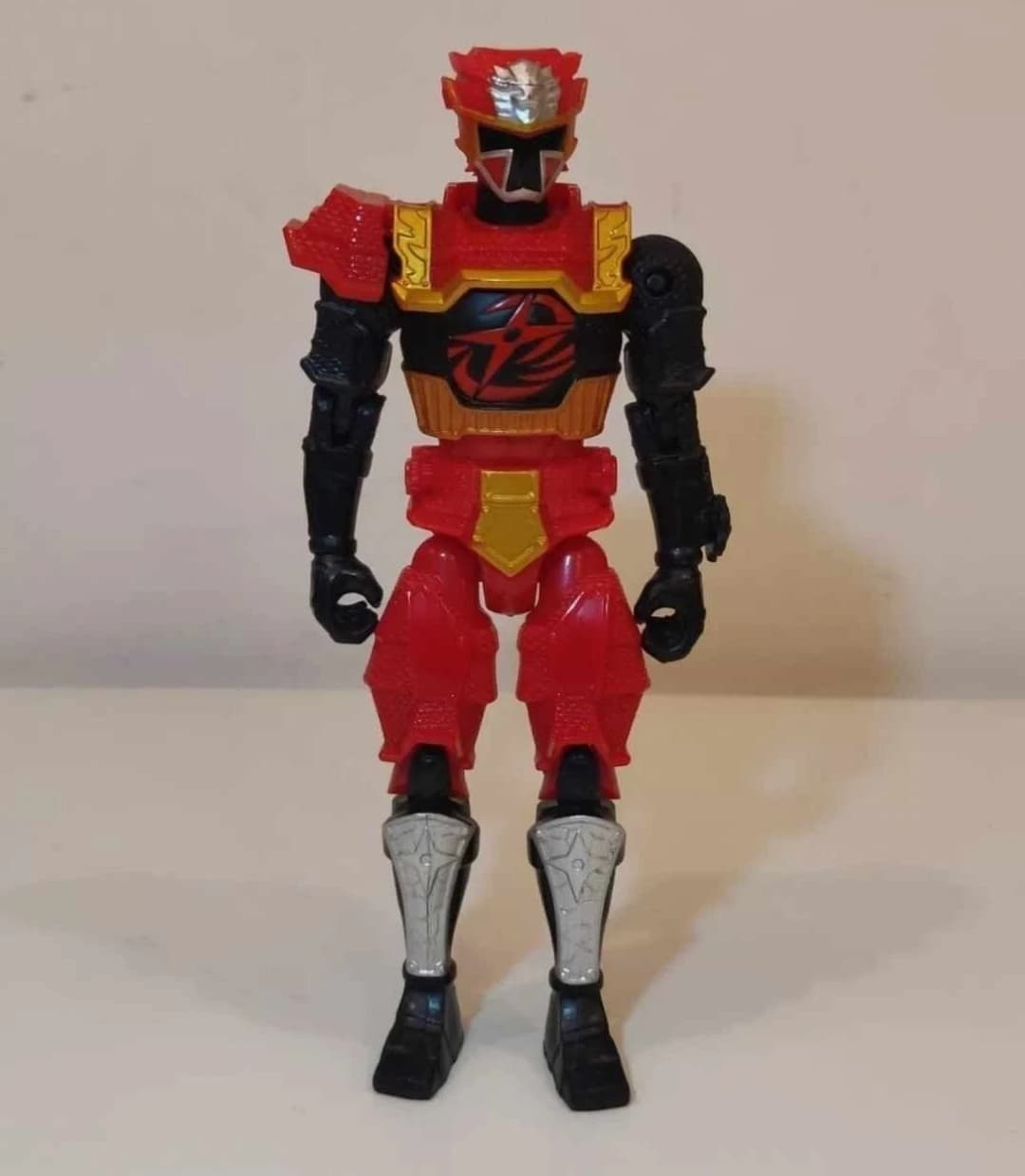 Bandai Power Rangers Lion Fire Armor Super Ninja Steel 5" Figure