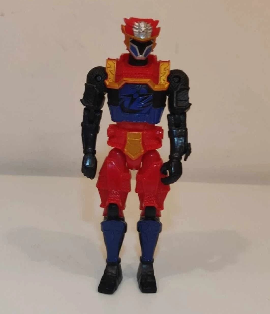 Power Ranger Blue Ranger Lion Fire Armor Super Ninja Steel 5” Action Figure