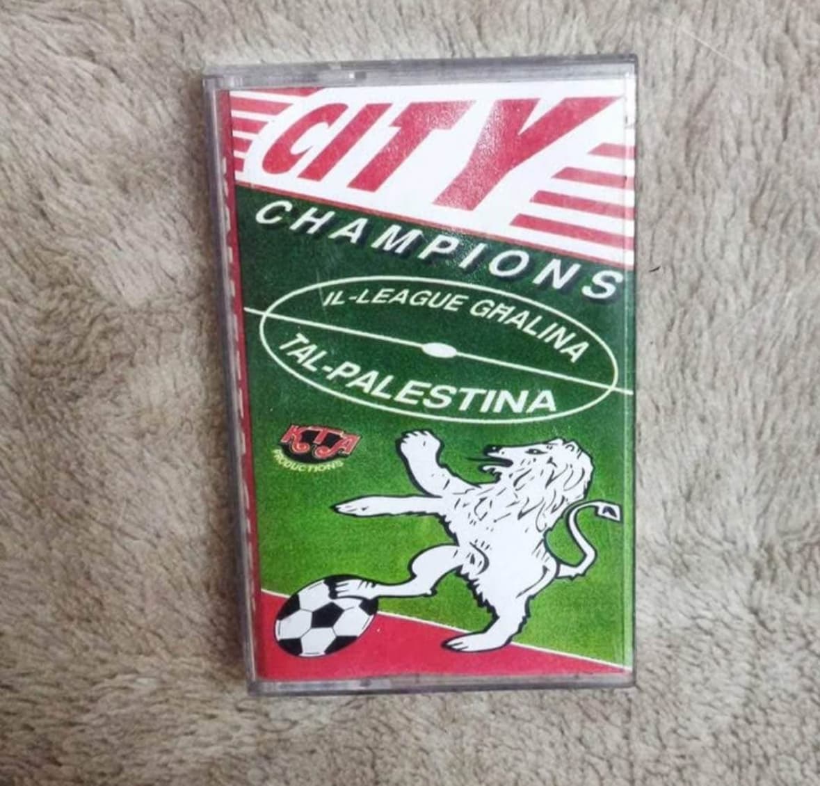 Valletta City - Il-League Ghalina tal- Palestina Original Cassette Tape