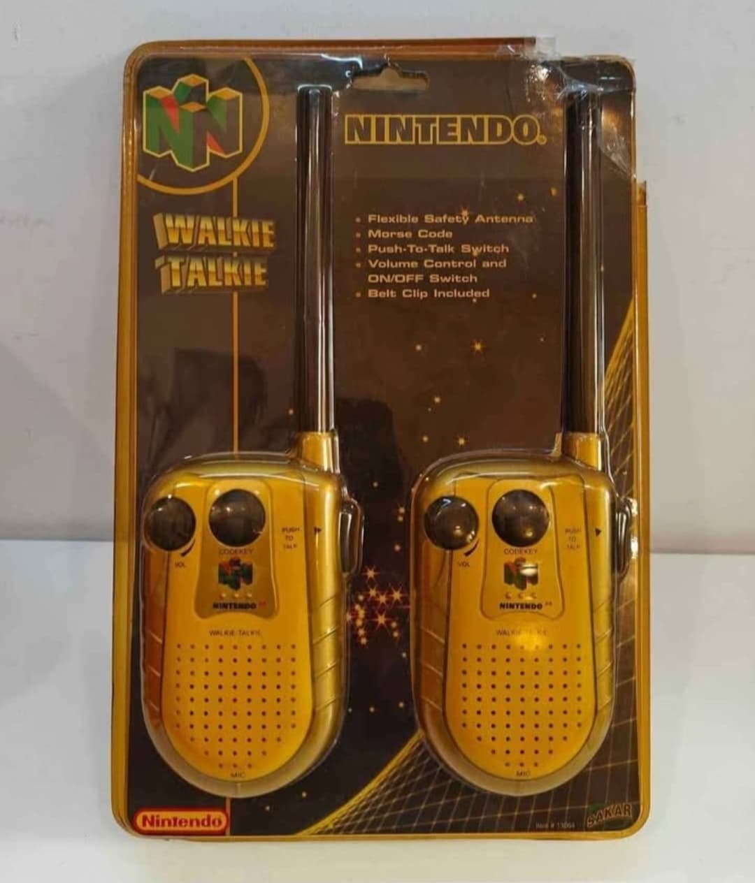Vintage 1998 Nintendo Walkie Talkie New Sealed