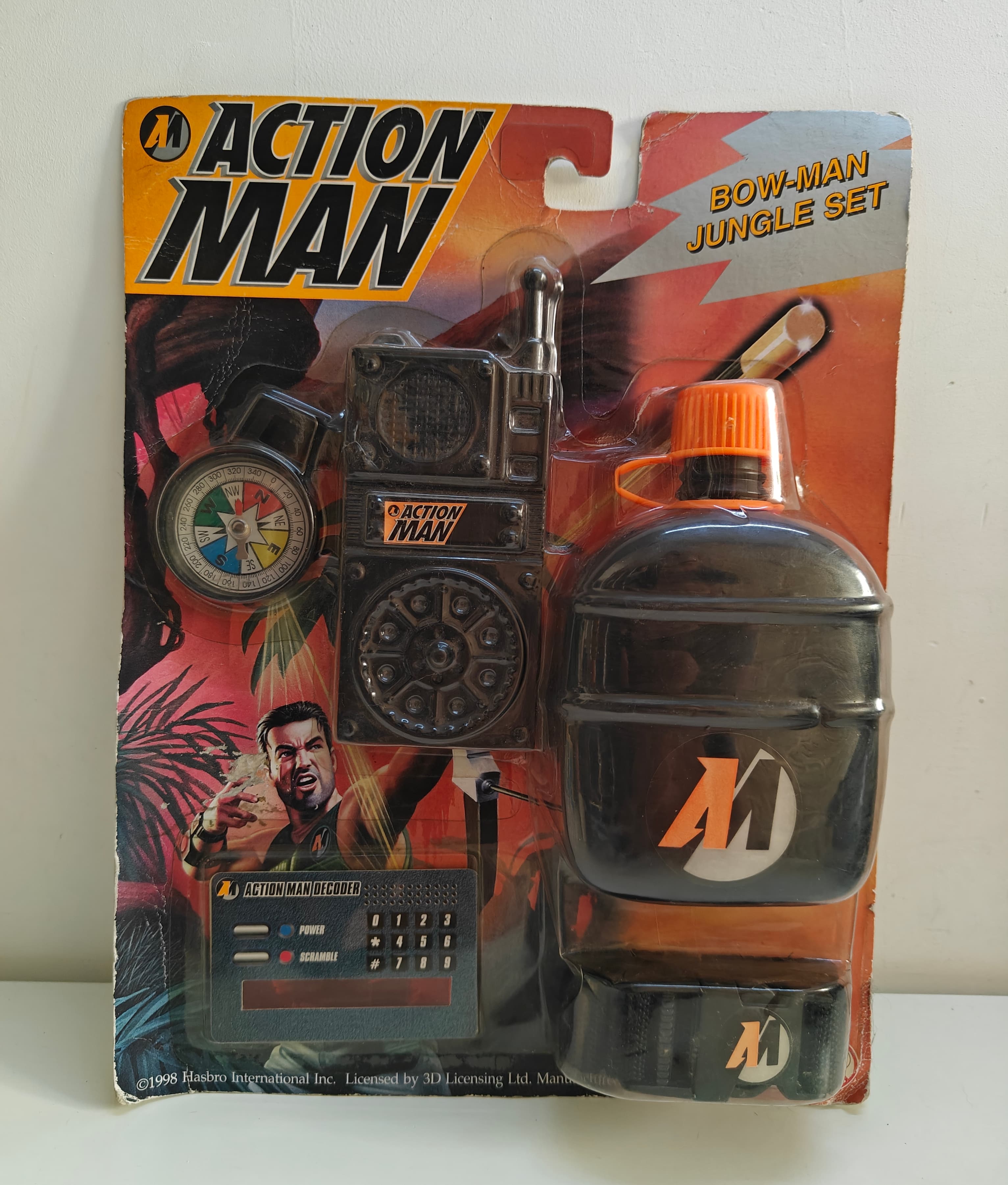 Vintage Action Man Bow-Man Jungle Set 1998 Hasbro MOC Sealed Accessory Kit