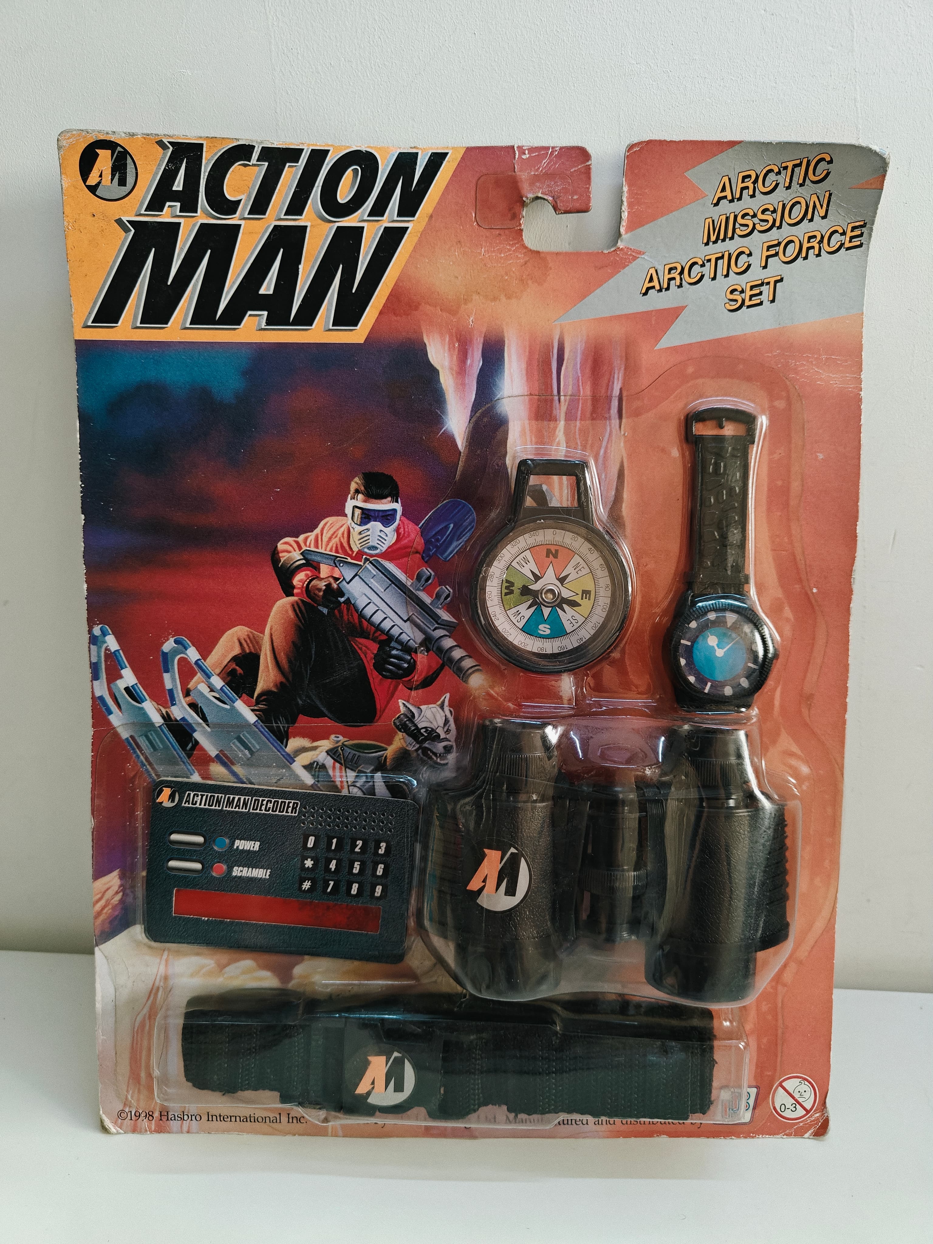 Vintage Action Man Arctic Mission Arctic Force Set 1998 Hasbro MOC Sealed Accessory Kit