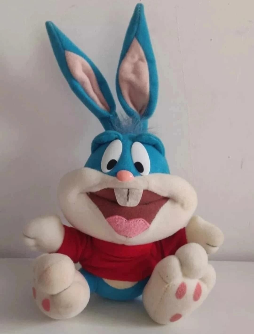 Tiny Toon Adventures Buster Bunny 10" Plush Toy (No Tags)
