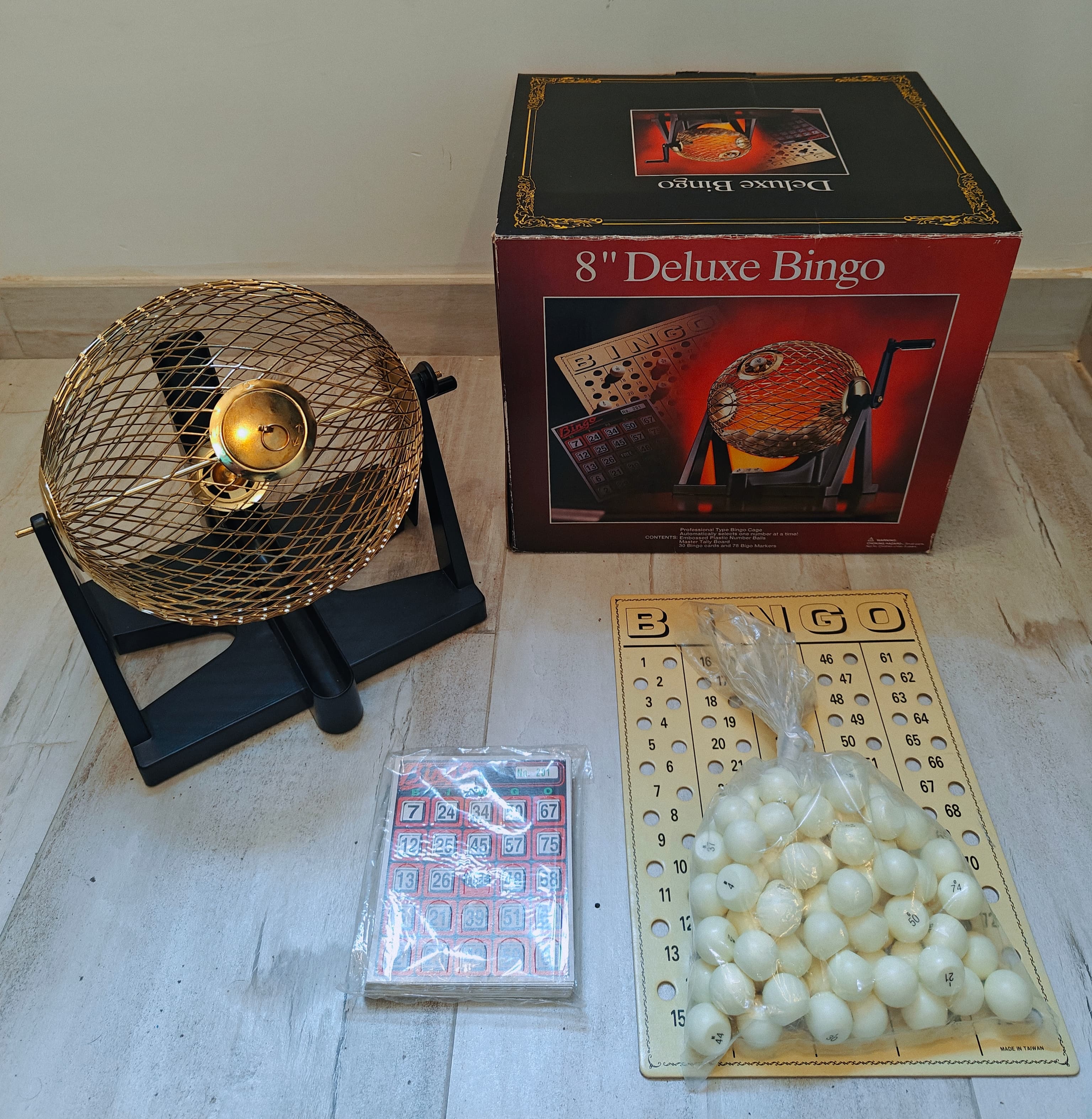 Deluxe Bingo Game Set - Great for Parties & Events - New