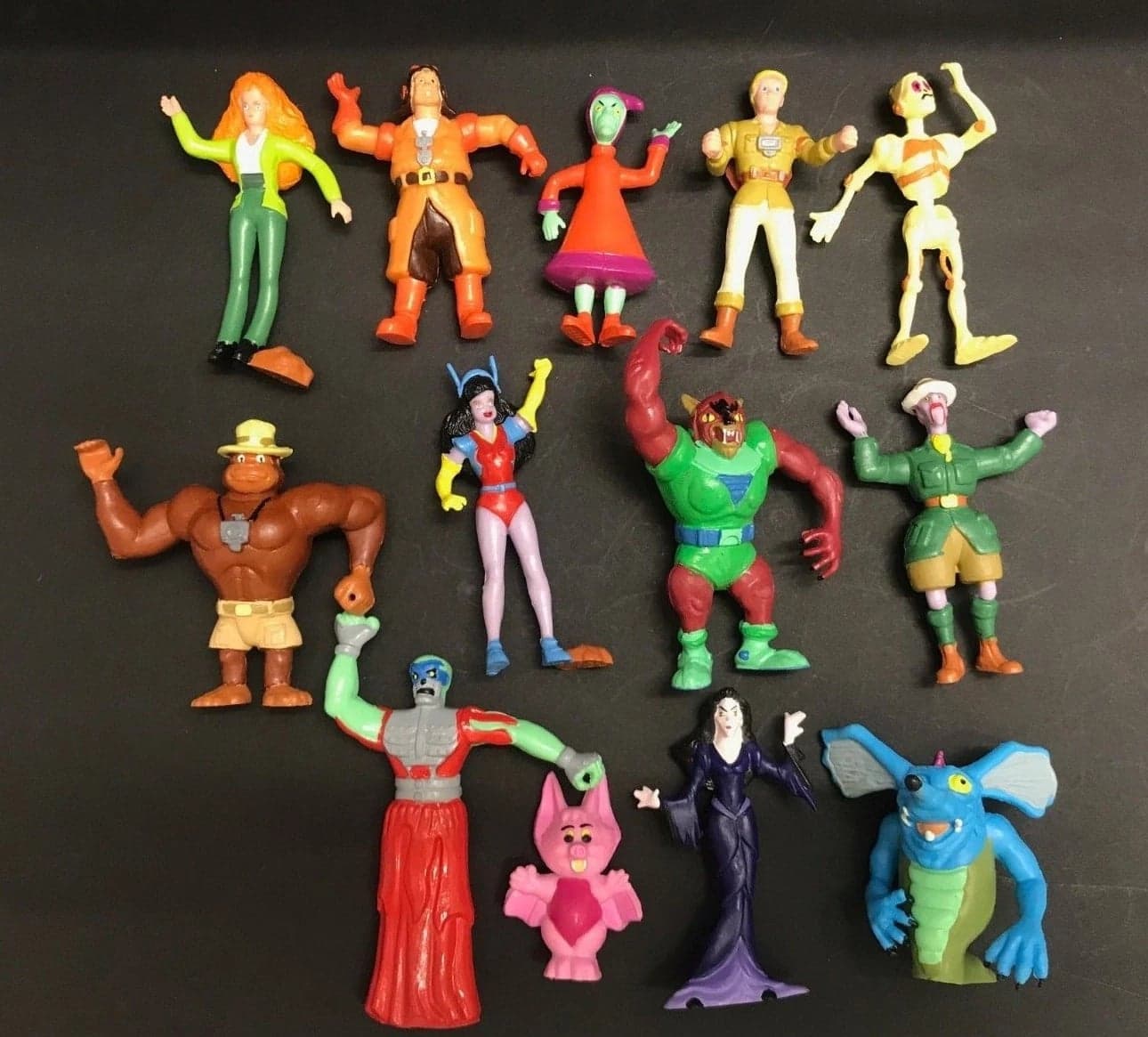 Full Set of 13 Filmation 1987 Ghostbusters PVC Figures