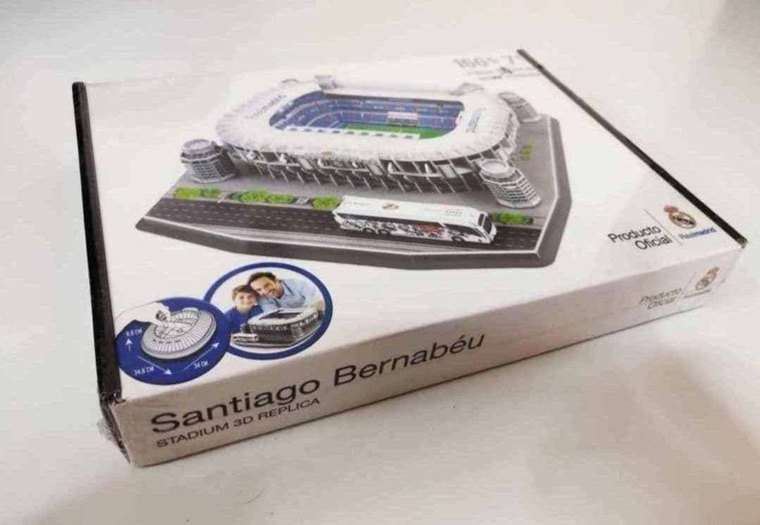 Santiago Bernabeu Stadium Real Madrid 3D Replica EasyFit Technology Football