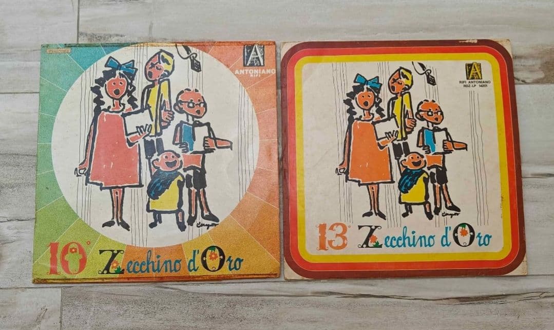 Zecchino D'Oro 10th &13th Edition LP Vinyl Records