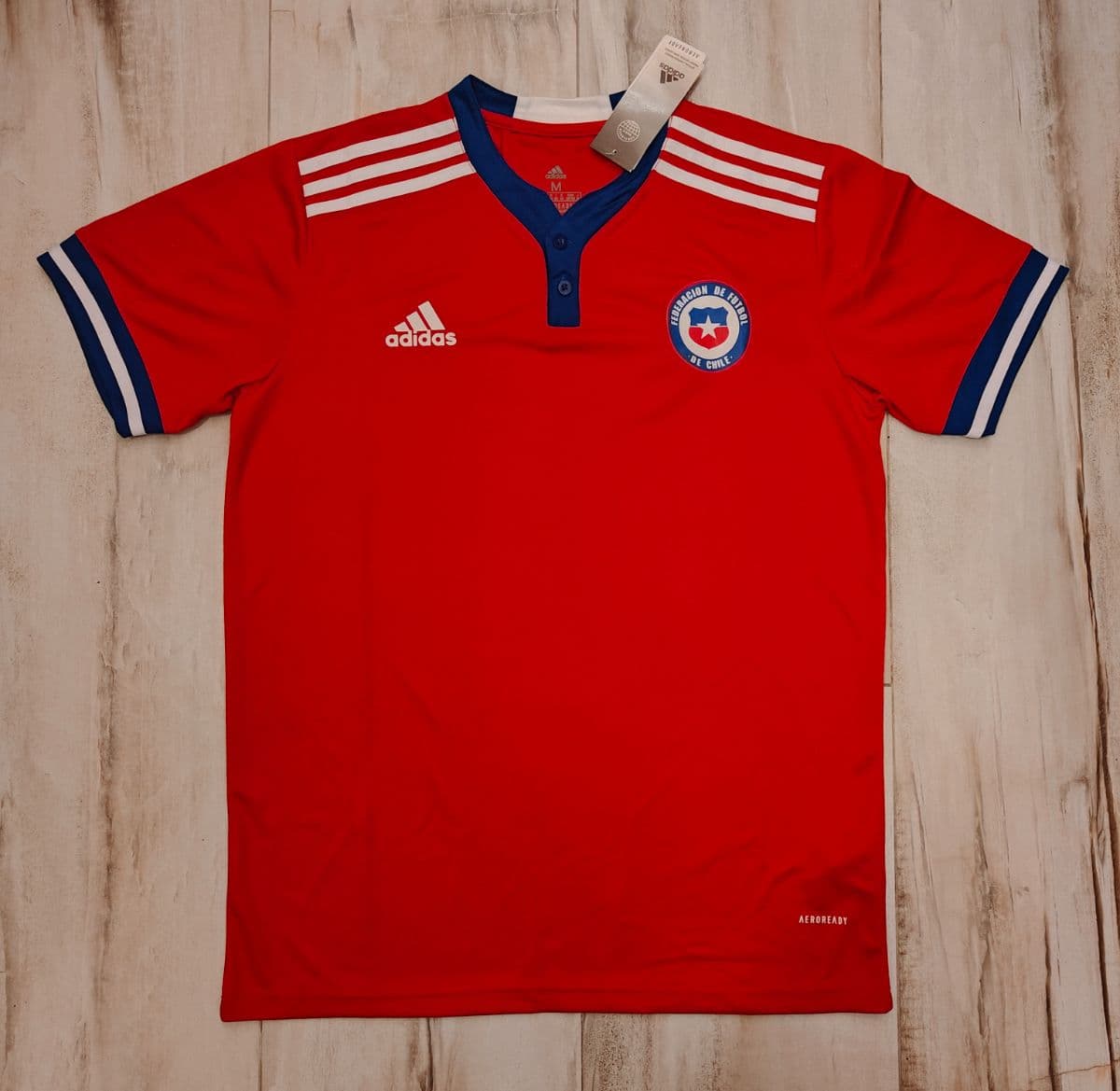 Adidas Chile National Team 2021/2022 Home Soccer Jersey Men's Medium NWT