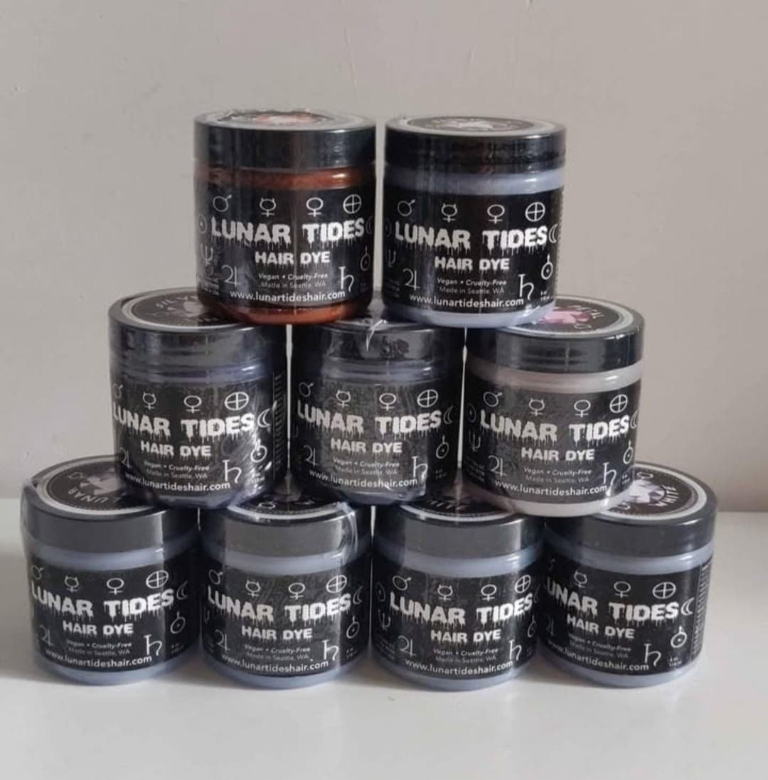 Lot of 9 Lunar Tides Hair Dye Vegan & Cruelty Free