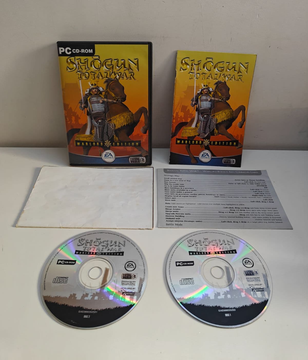 Shogun Total War Warlord Edition PC Game Complete CIB Tested Working EA CD-ROM