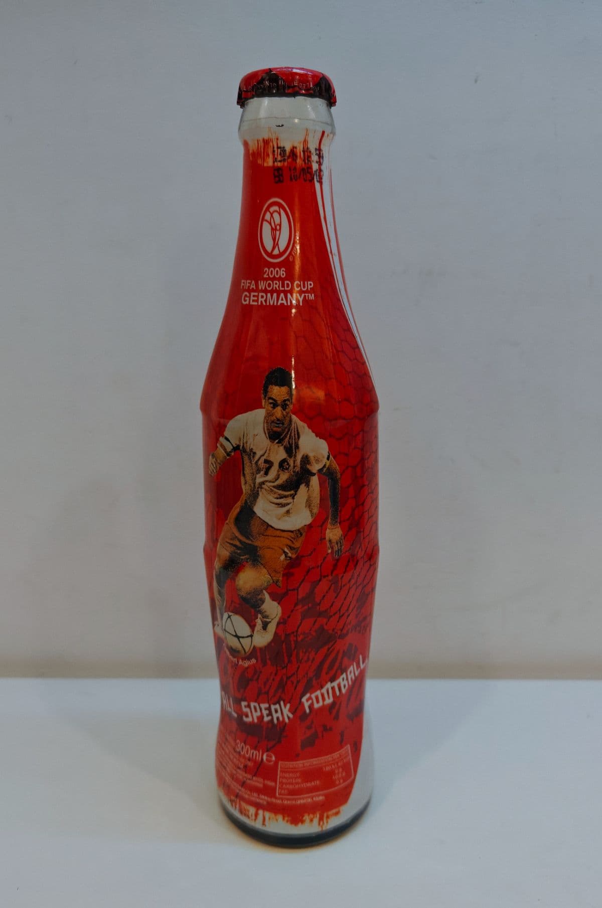 Vintage 2006 Coca-Cola World Cup Malta Bottle Gilbert Agius Valletta FC Sealed