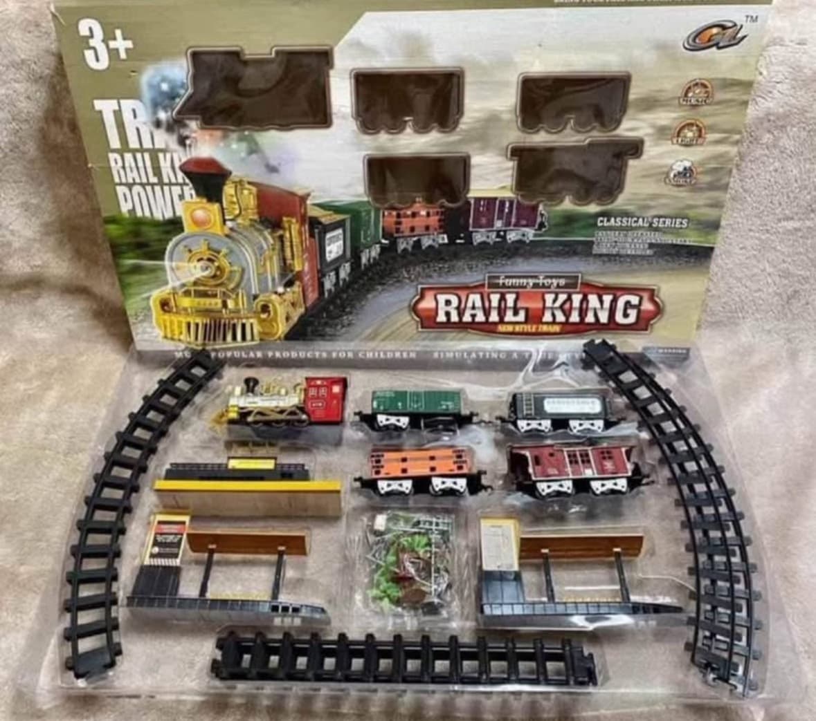 Rail King New Style Train 3+