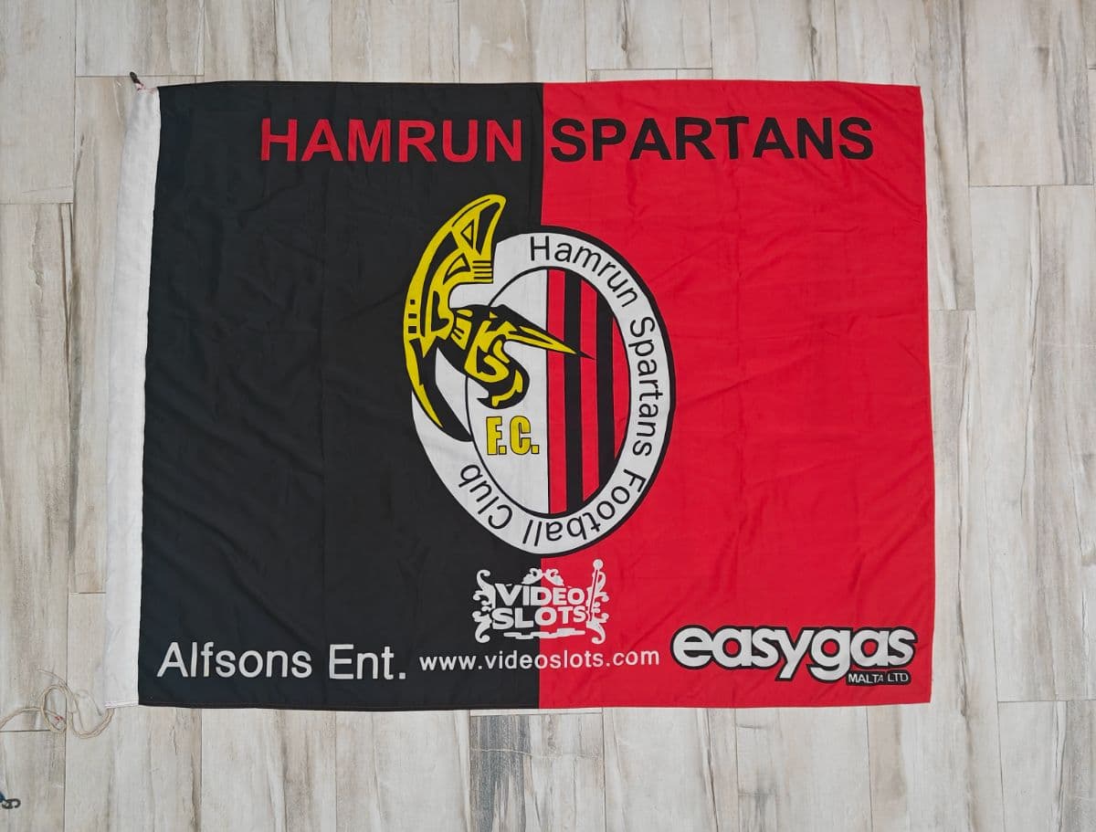 Hamrun Spartans FC Flag Malta Football Club Supporter Banner 120x150cm Large