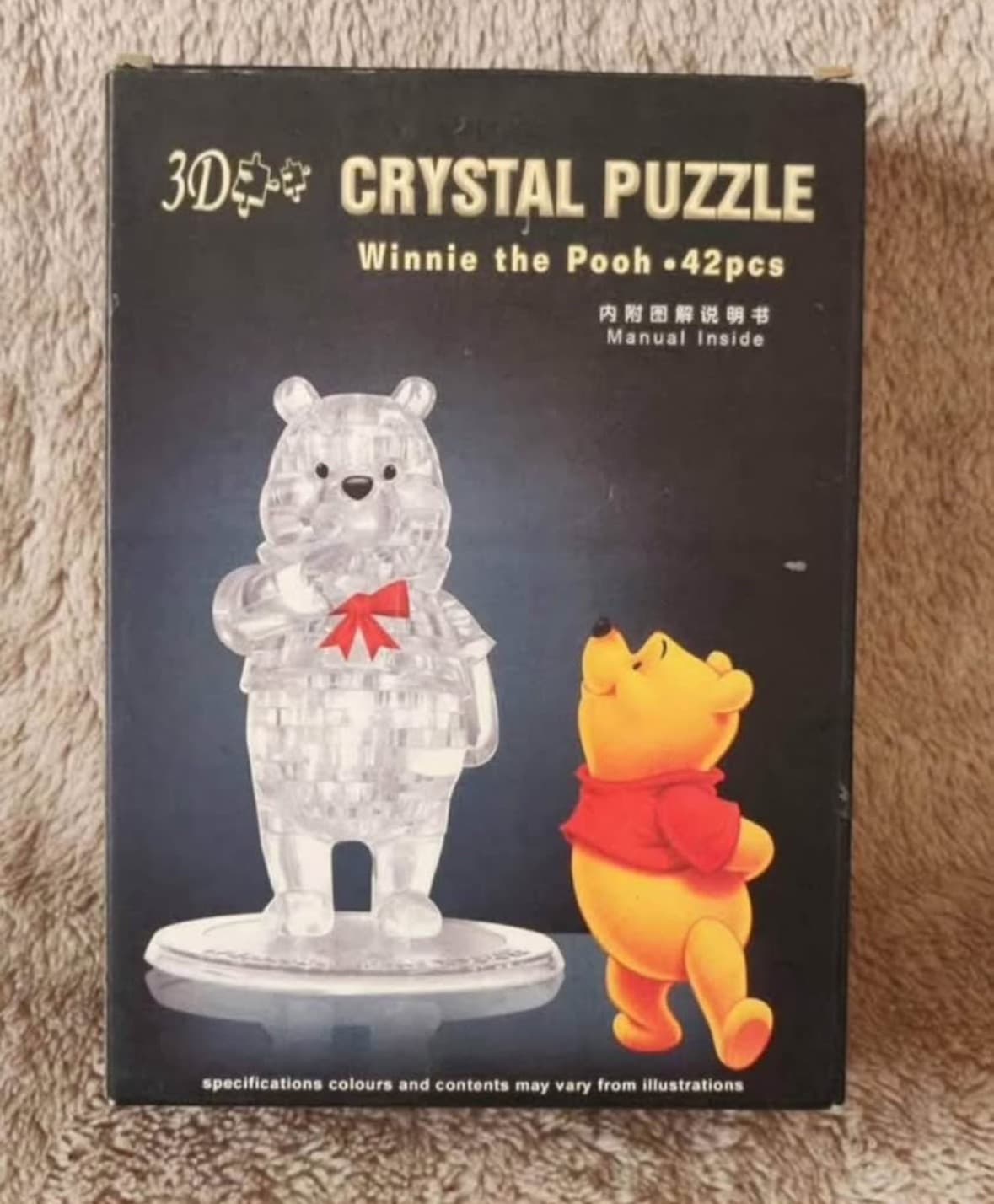 Winnie the Pooh 3D Crystal Puzzle 42 pcs