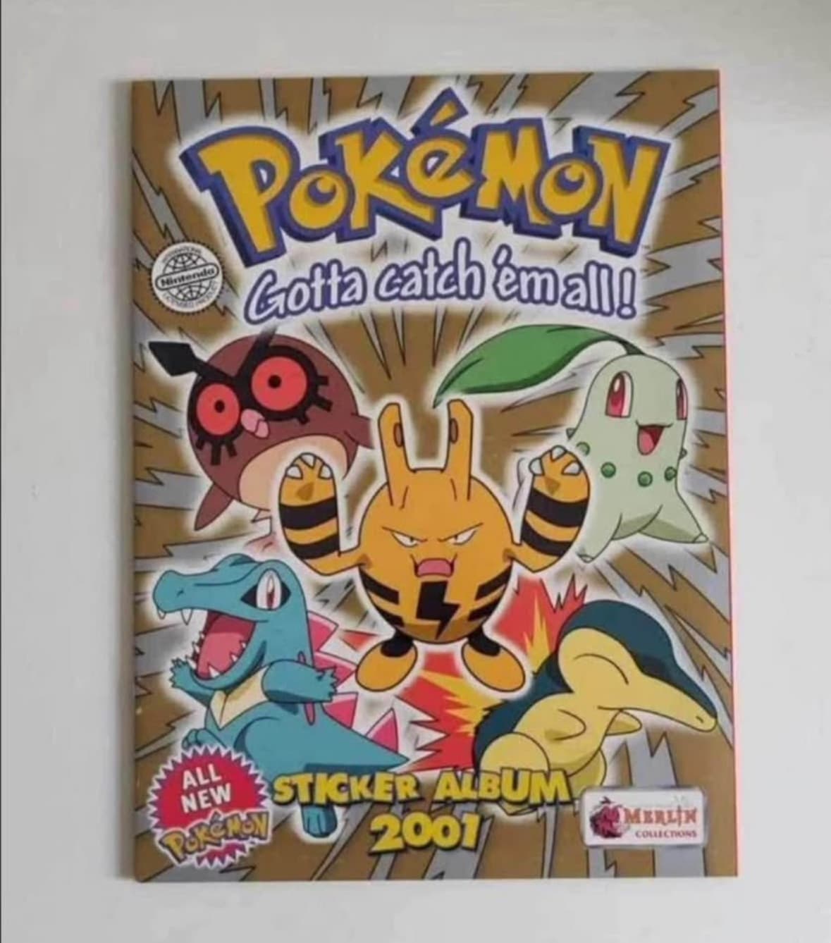 2001 Pokemon Series 3 Empty Sticker Album