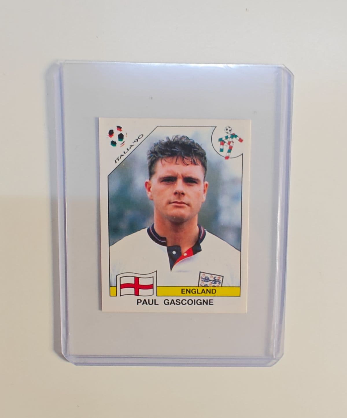 Paul Gascoigne World Cup 1990 England Panini Football Sticker #394
