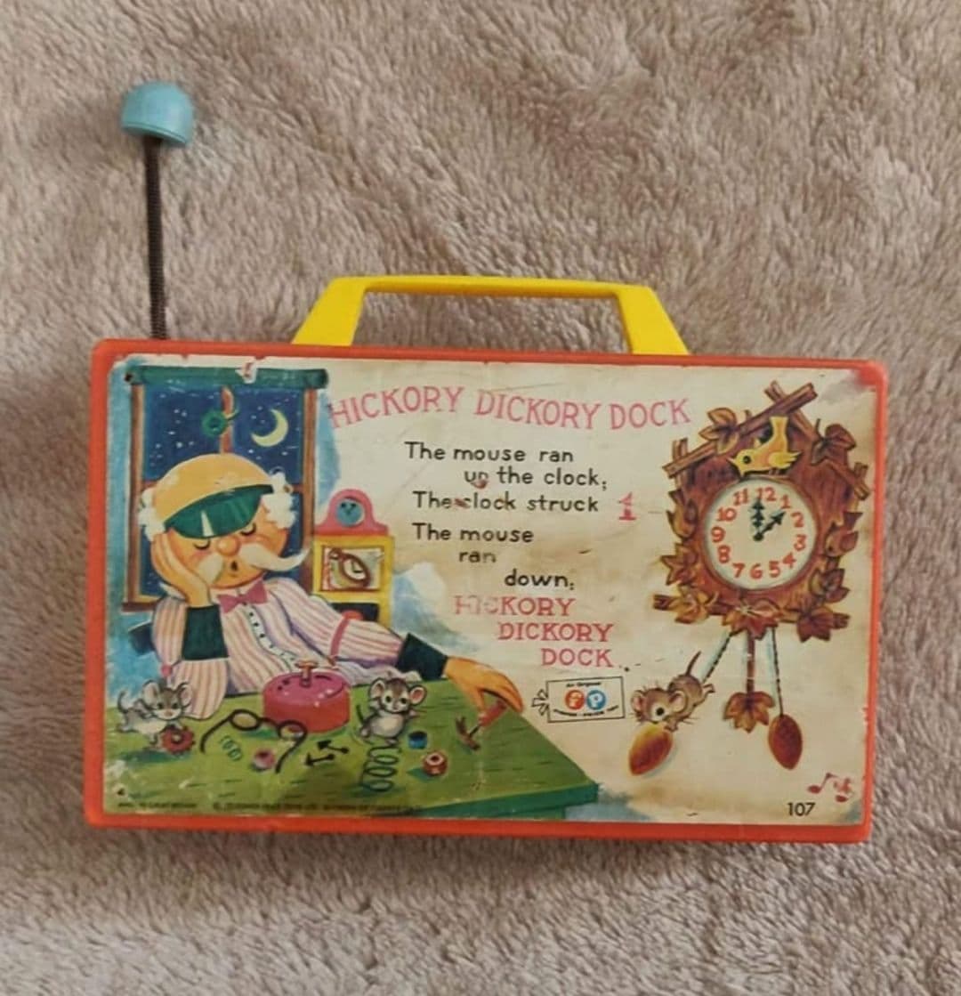 1971 Fischer Price Music Radio Clock