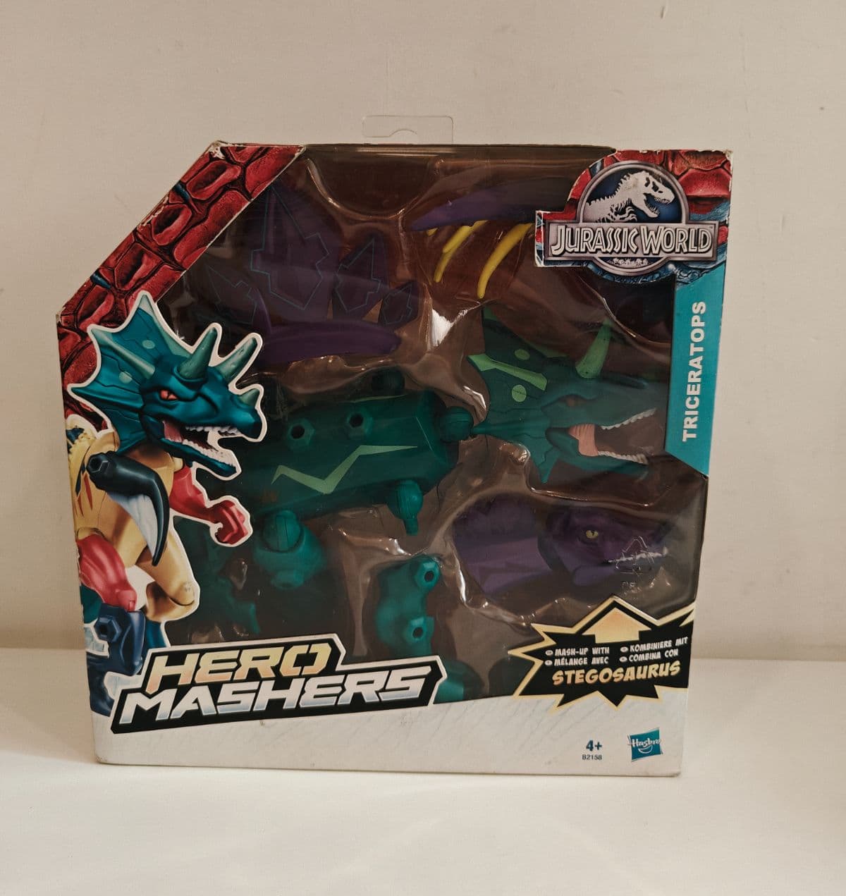 Jurassic World Hero Mashers Triceratops Stegosaurus Hybrid Hasbro 2015 Sealed