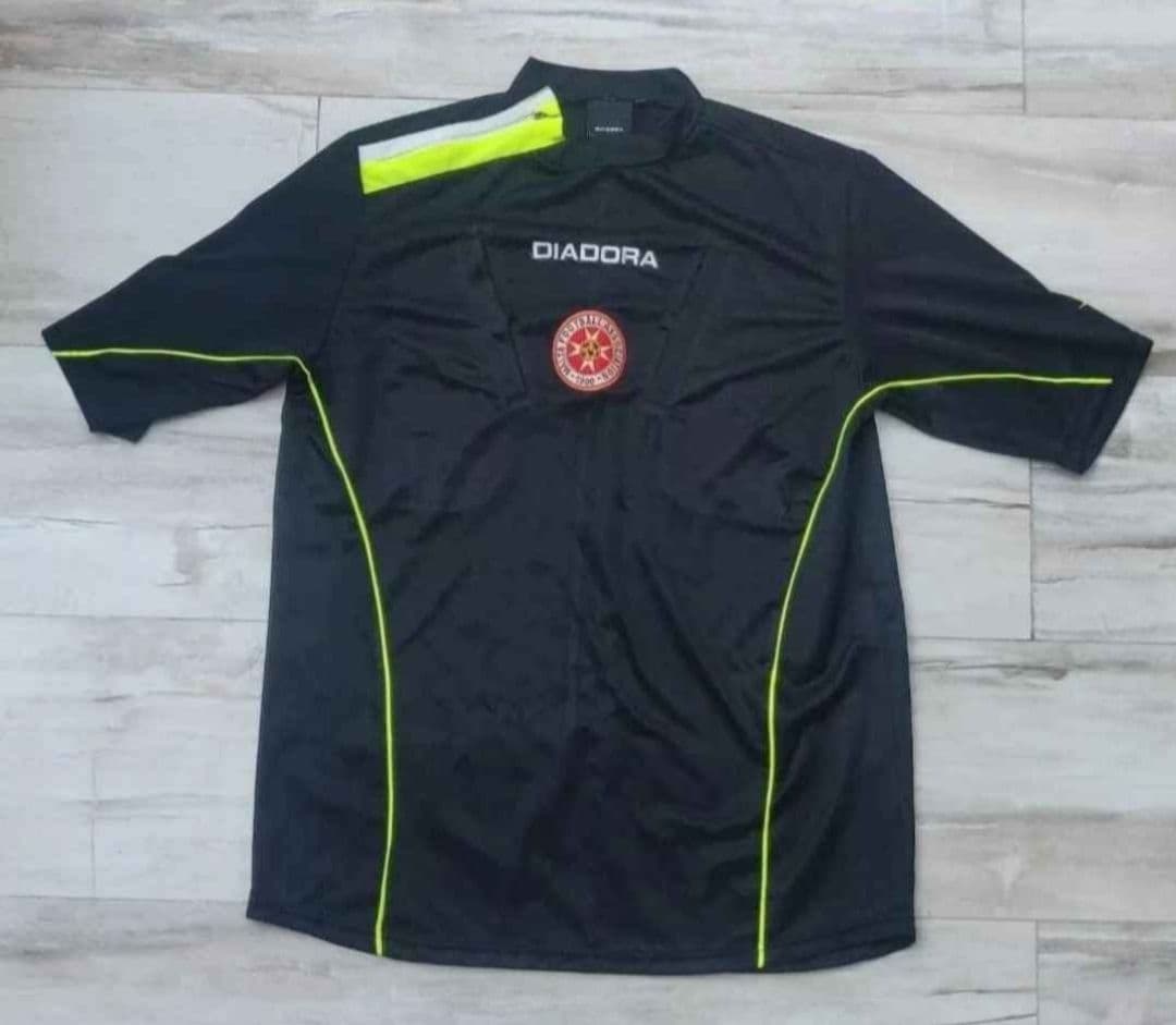 2005-2009 Malta Football Association MFA Diadora Referee Shirt Size XXL