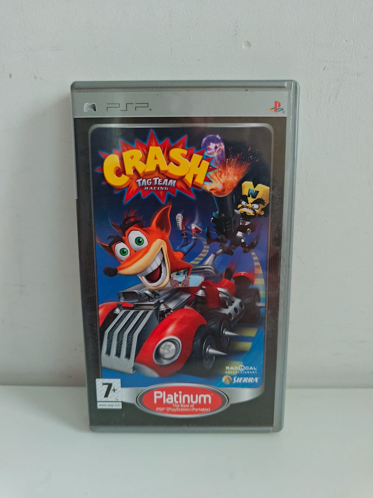 PSP Crash Tag Team Racing Playstation Portable Game Complete with Inserts