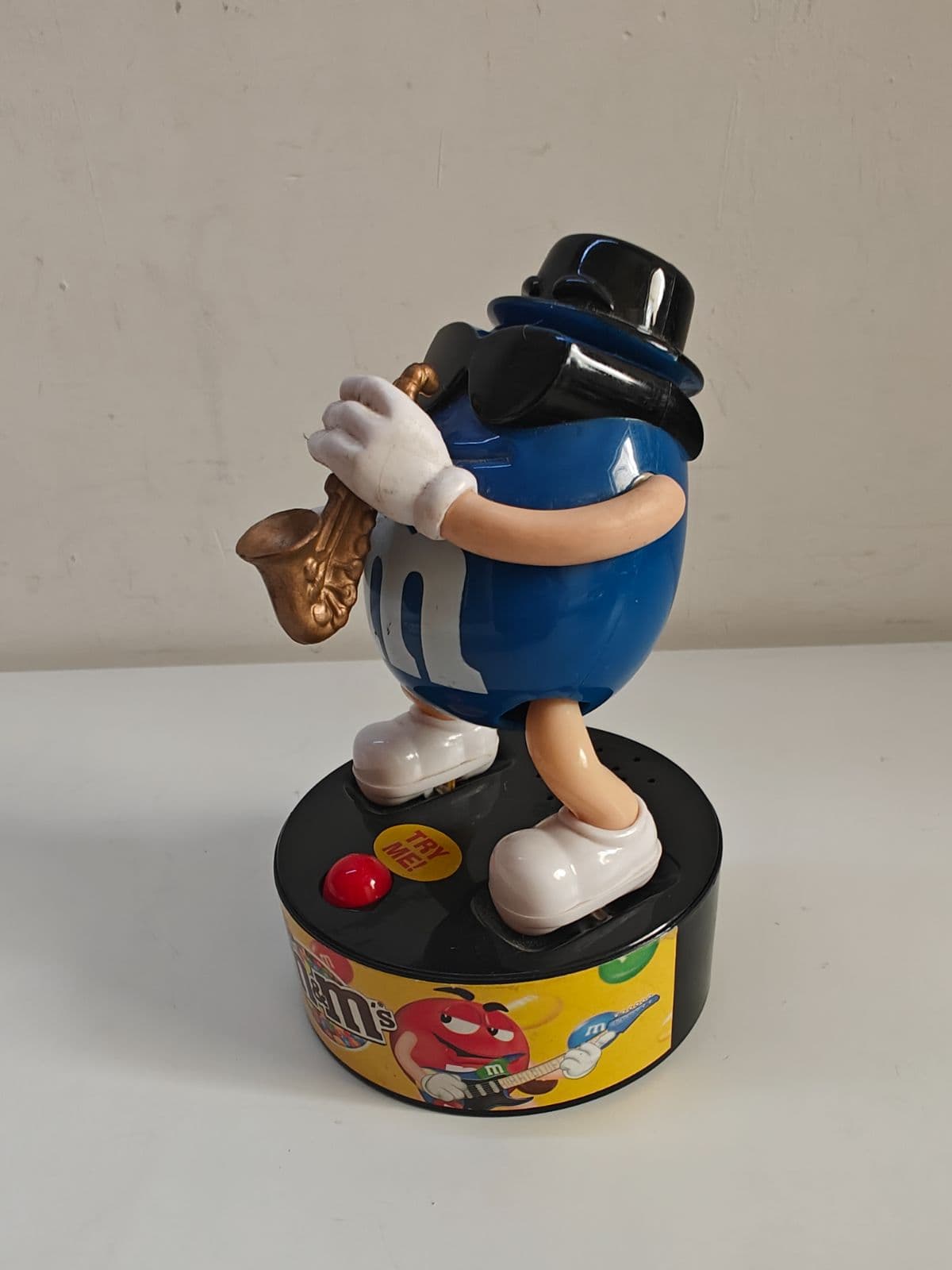 M&M's Rock Stars - Blue with Saxophone Collectable Figurine