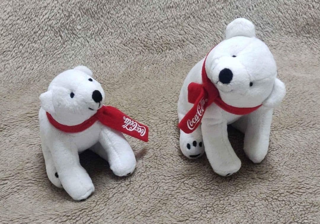 Coca Cola Plush Bears Size 15cm