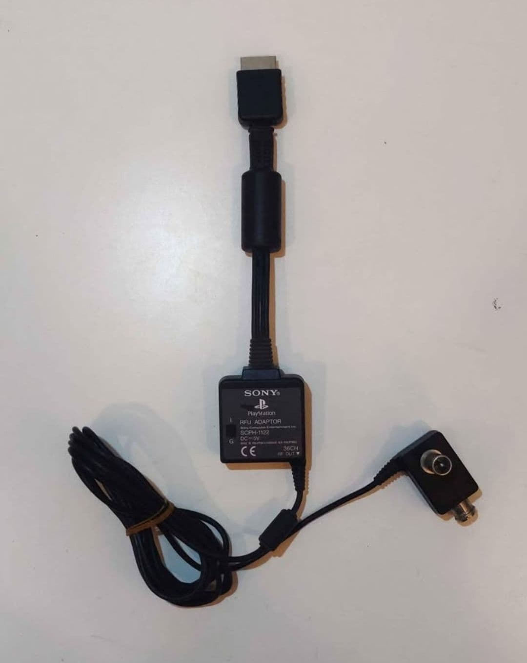 Official Genuine Sony PS1 PlayStation 1 RFU Adaptor Cable