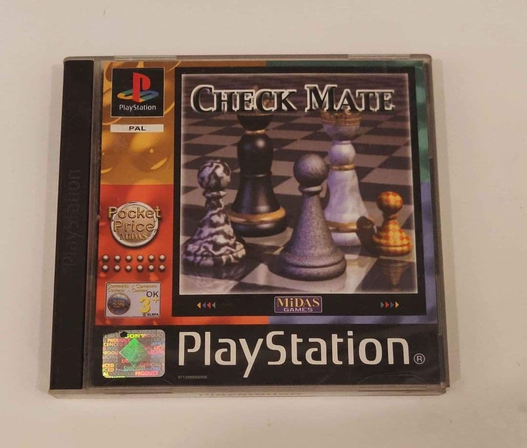 PS1 Check Mate Playstation 1 Game Complete
