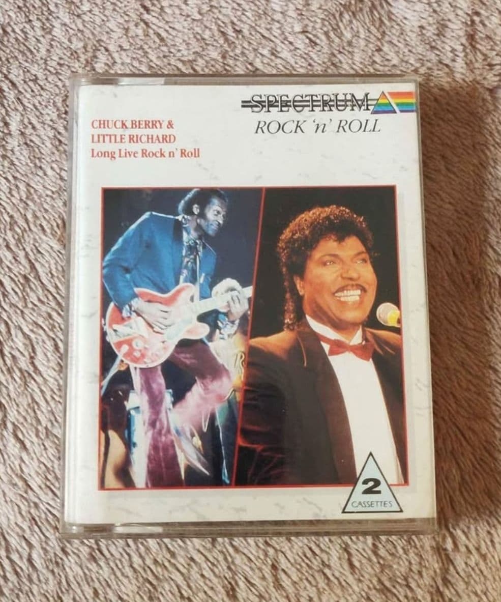 1988 Spectrum Rock n Roll Chuck Berry & Little Richard Long Live Rock n Roll 2 Cassettes