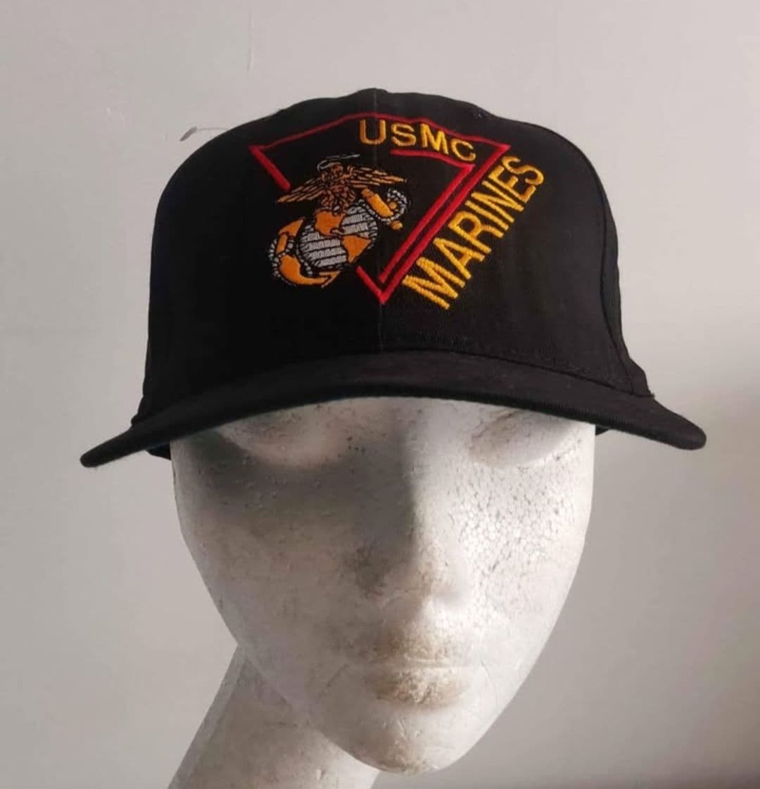 Vintage USMC Marines Hat Made in USA Fits All