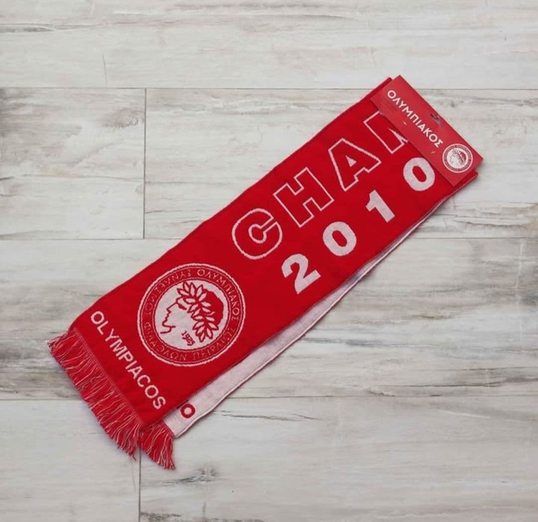 Official 2010 - 2011 Olympiakos Champion Scarf