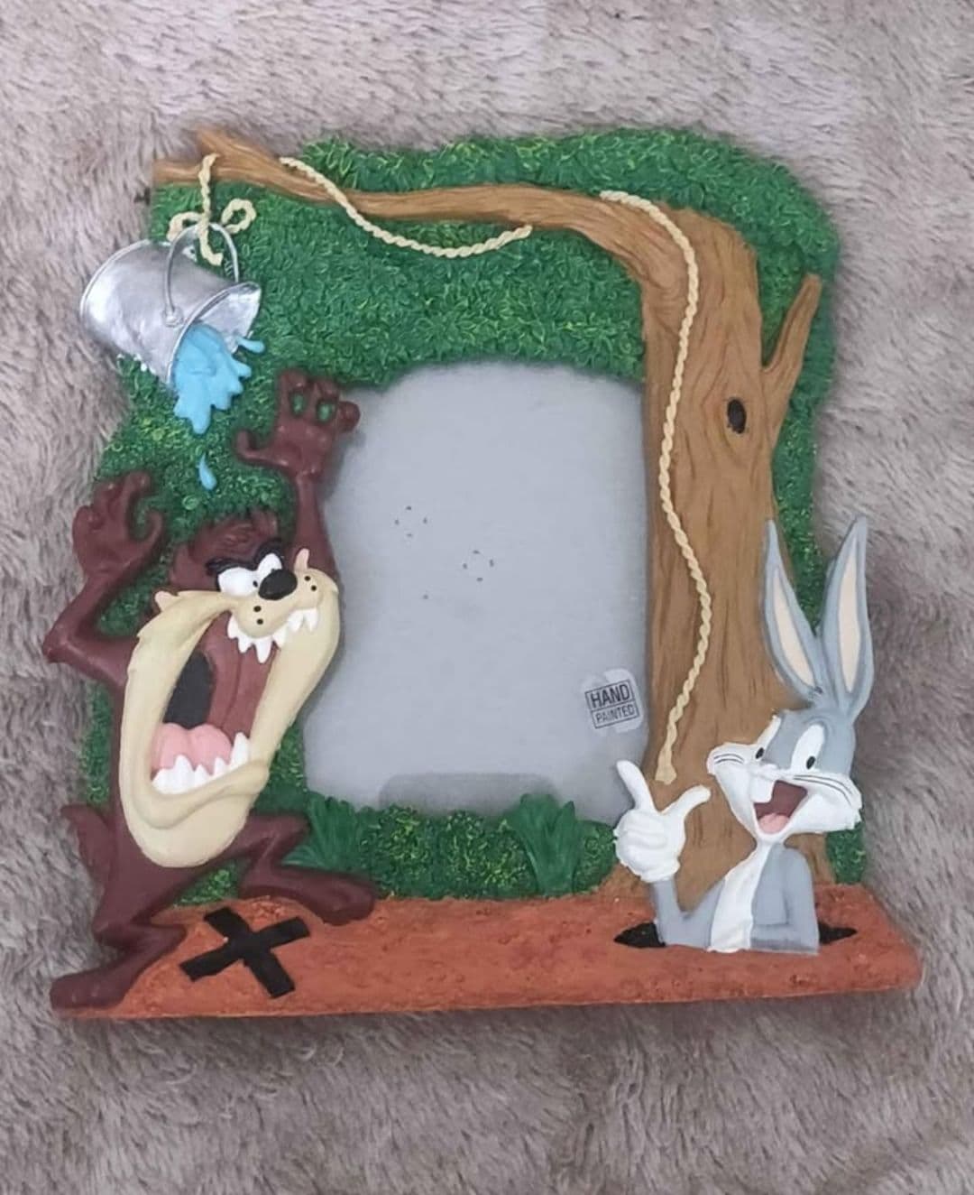 Vintage Bugs Bunny & Taz 3D Picture Frame New in Box