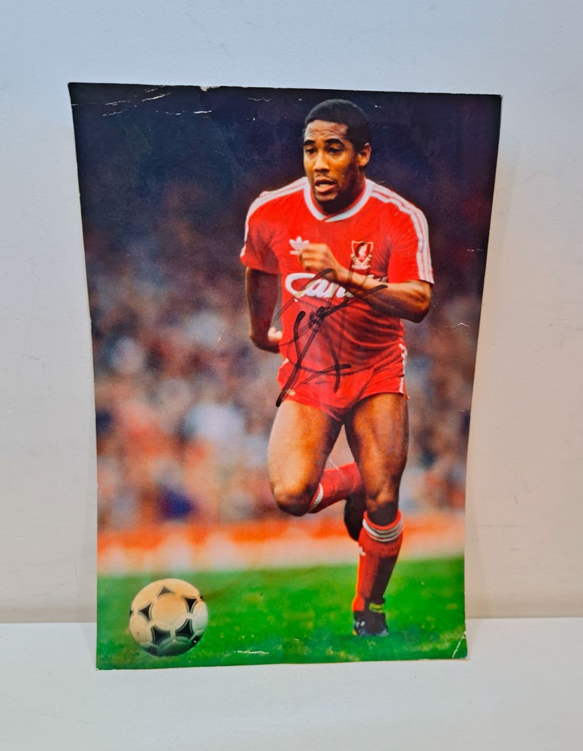 Signed John Barnes Liverpool FC Photo Autograph (30x20 cm)