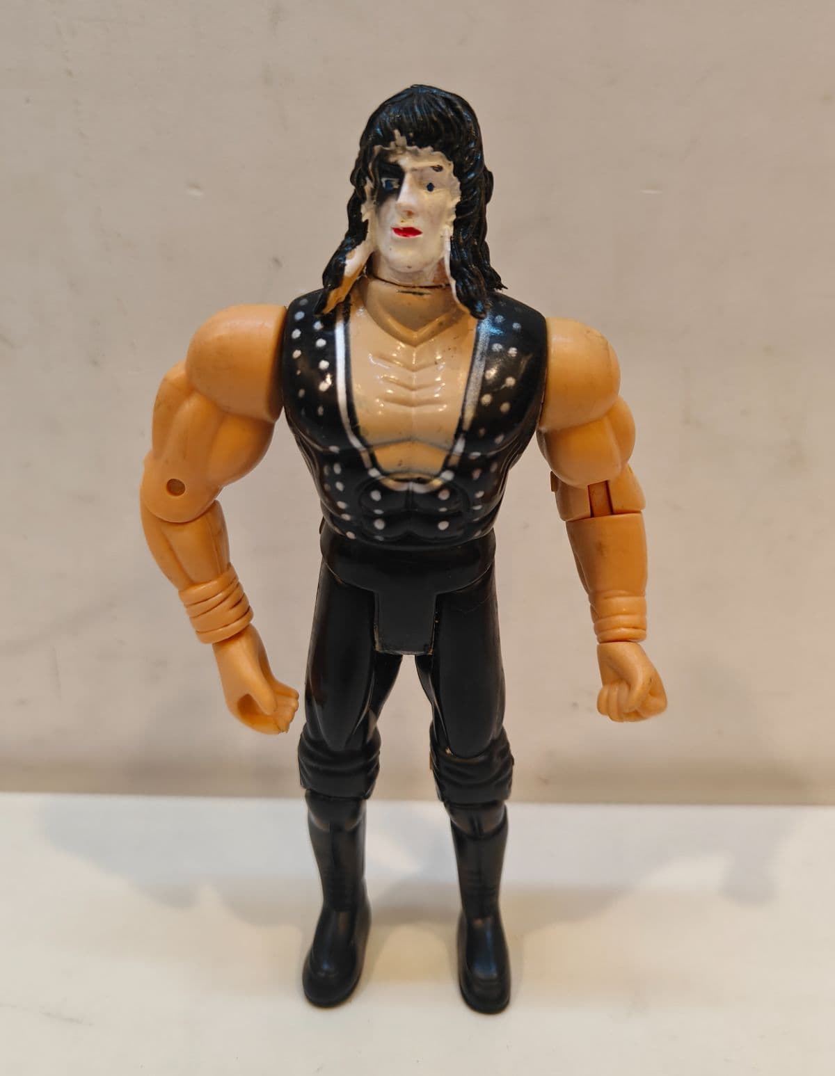 Vintage KISS Paul Stanley Wrestling Figure Bootleg KO Knockoff Dollar General 6"