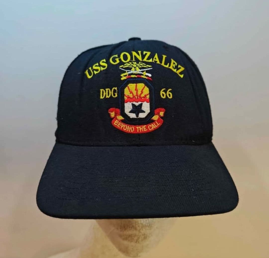 USS Gonzalez DDG 66 Beyond The Call Adjustable Baseball Hat