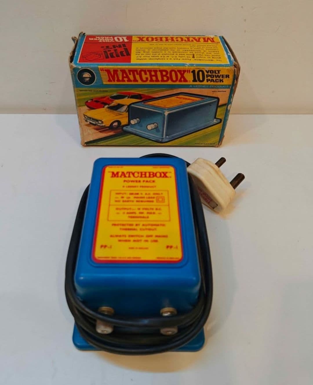 Vintage Matchbox Lesney PP01 10 Volt Power Pack Mint in Box
