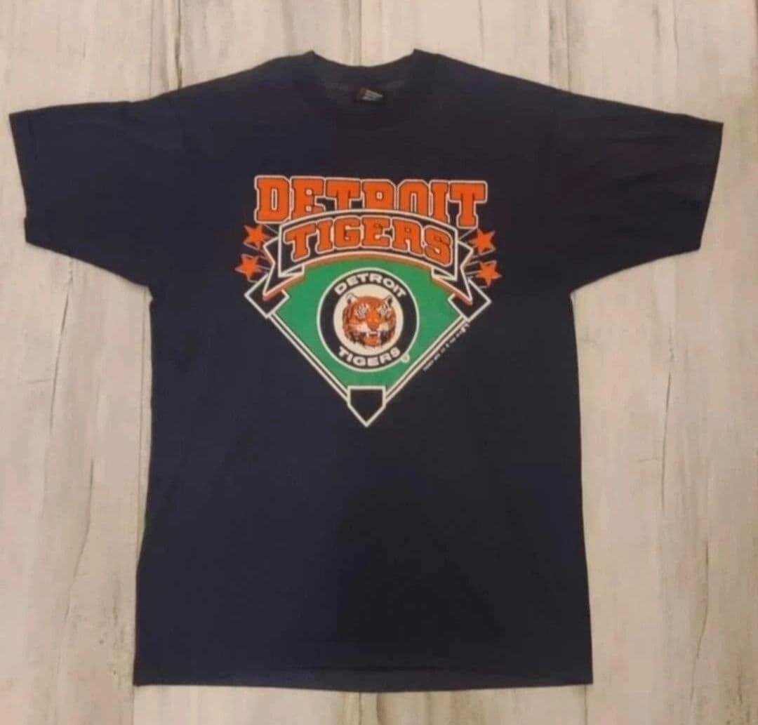 Vintage 1988 MLB Screen Stars Best Detroit Tigers Shirt Size L