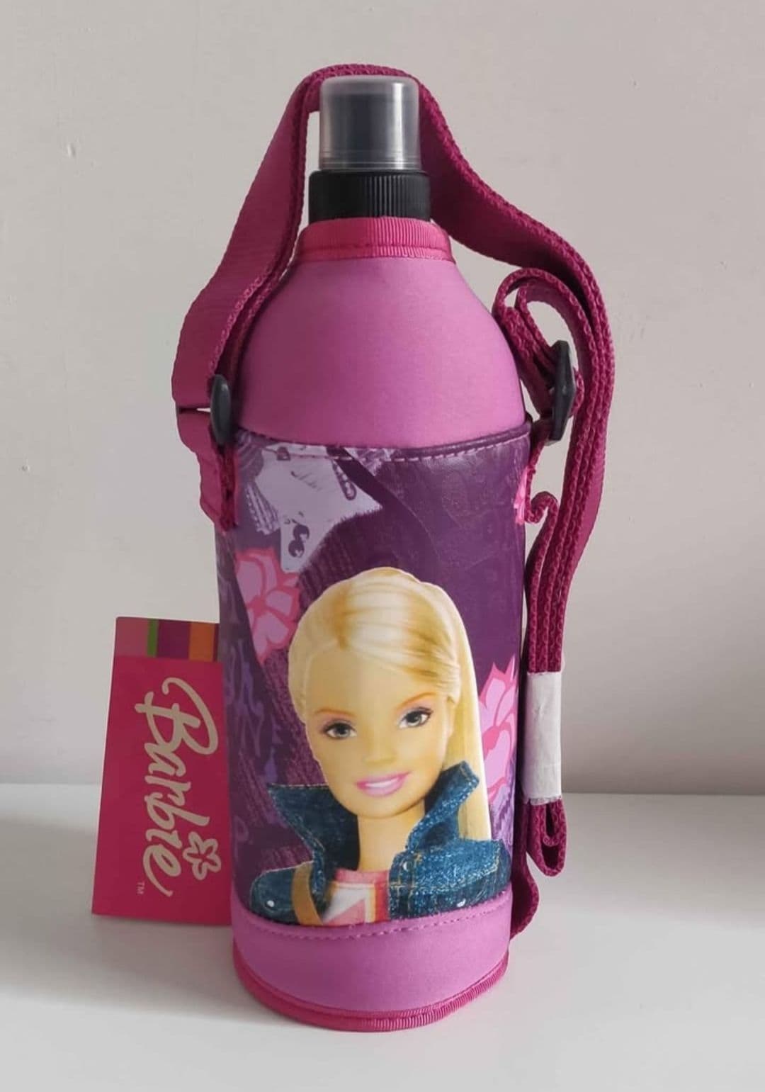 Mattel Barbie Water Bottle with Cover #1