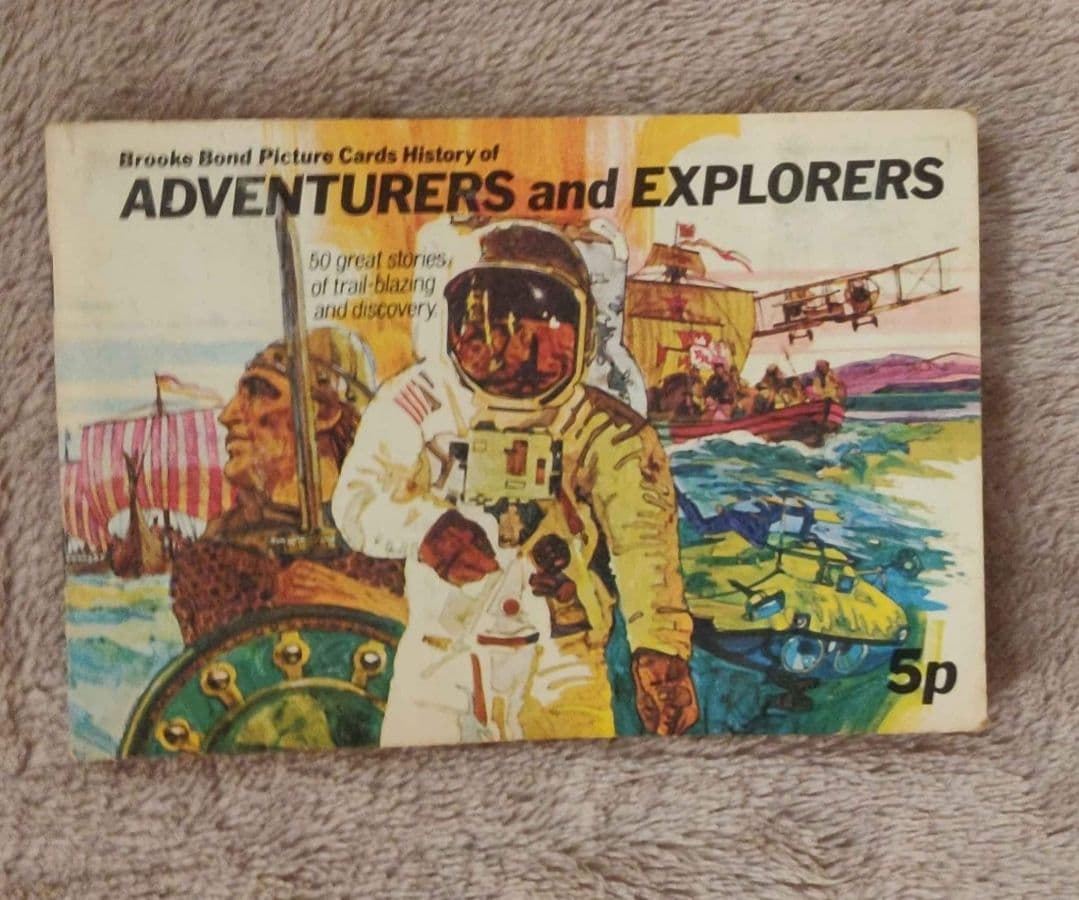 Brooke Bond Picture Cards Album - Adventurers and Explorers (Complete)