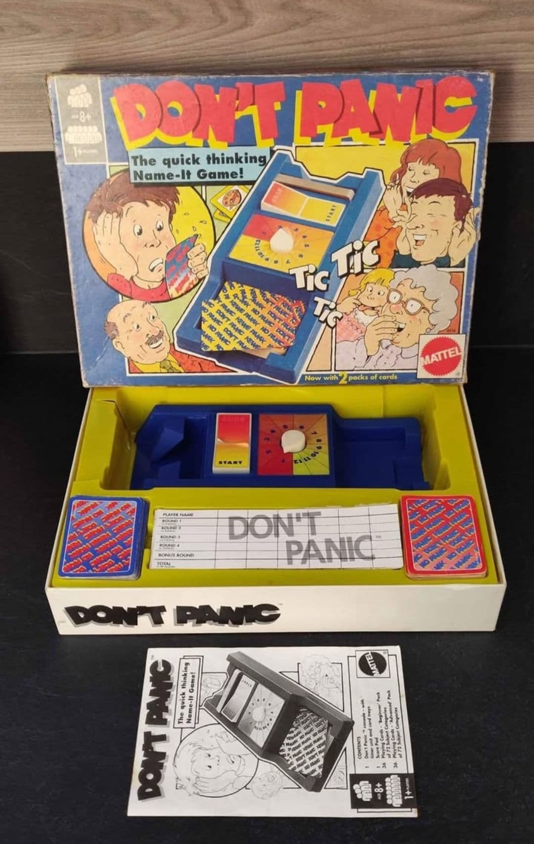 Mattel 1987 Don't Panic Board Game