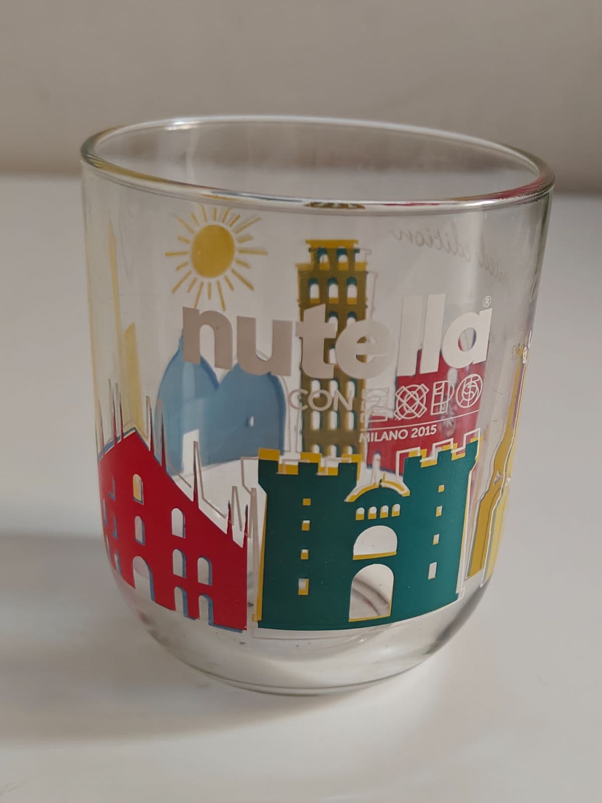 Collectible Nutella Glass - Expo Milano 2015 Limited Edition (Excellent Condition)