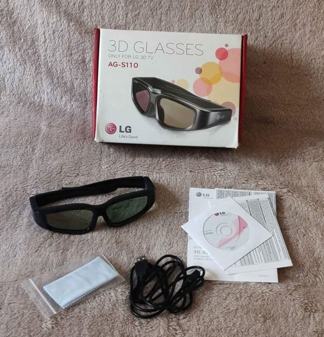 3D Glasses AG-S110 Only For LG 3D TV