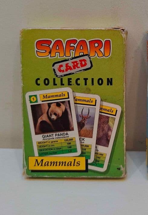 Vintage Safari Card Collection - Complete Deck Mammals