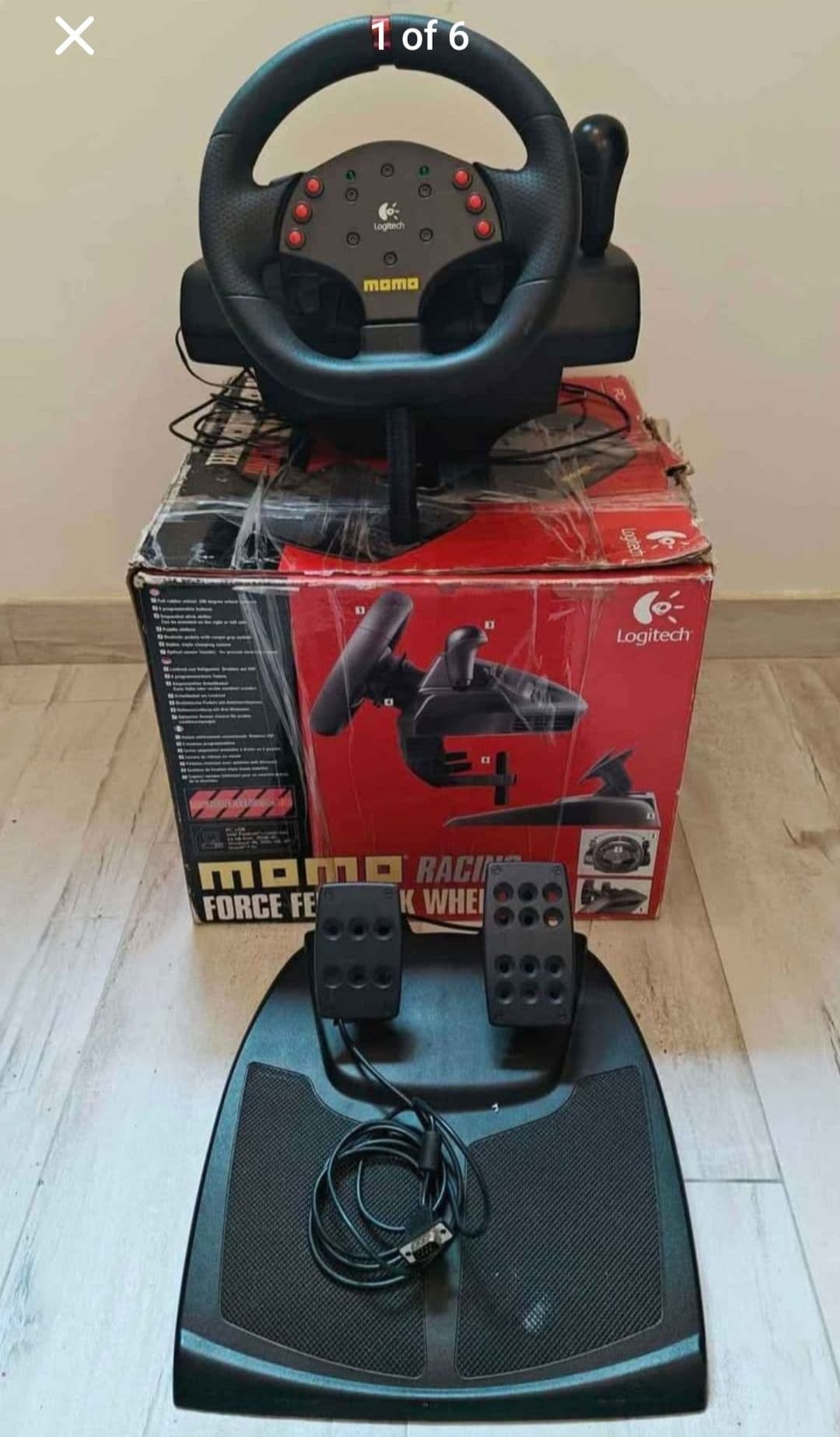 Logitech Momo Force Feedback Wheel for PC / PS3