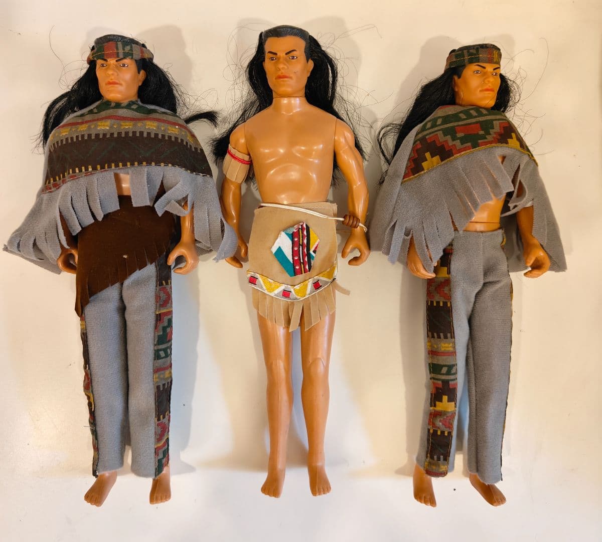 Vintage Native American Indian Dolls Lot - Mattel & Totsy (90s Retro)