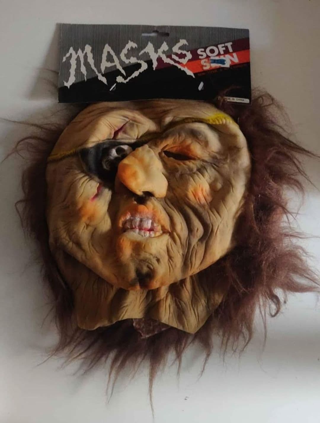 Vintage Halloween Monster Scary Rubber Mask