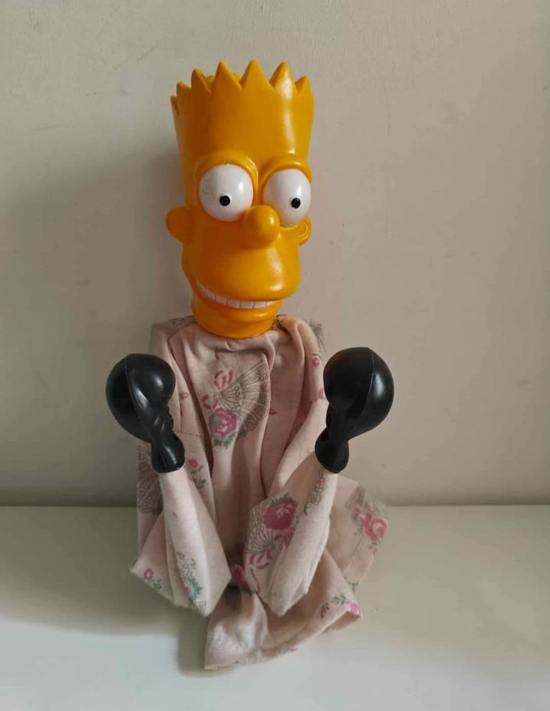 Vintage Bart Simpson Boxing Hand Puppet